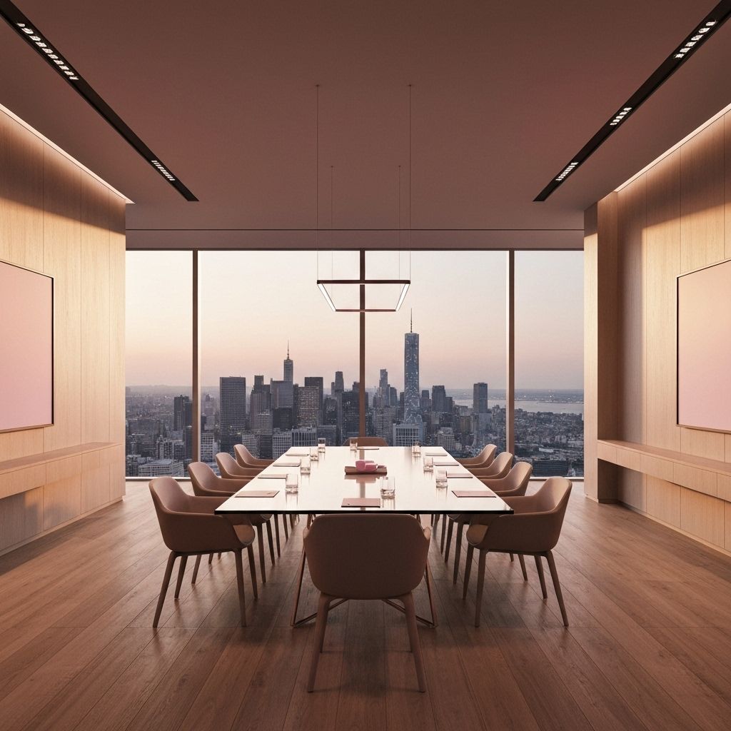 Modern boardroom